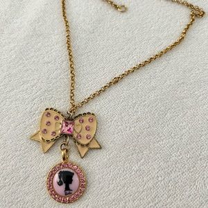 Tarina Tarantino Barbie Bow Necklace